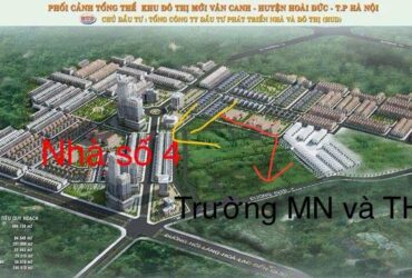 BÁN BIỆT THỰ HUD VÂN CANH – BT10 – LÔ SỐ 4- Lô số 4, BT10, KĐT HUD Vân Canh, Hoài Đức, Hà Nội