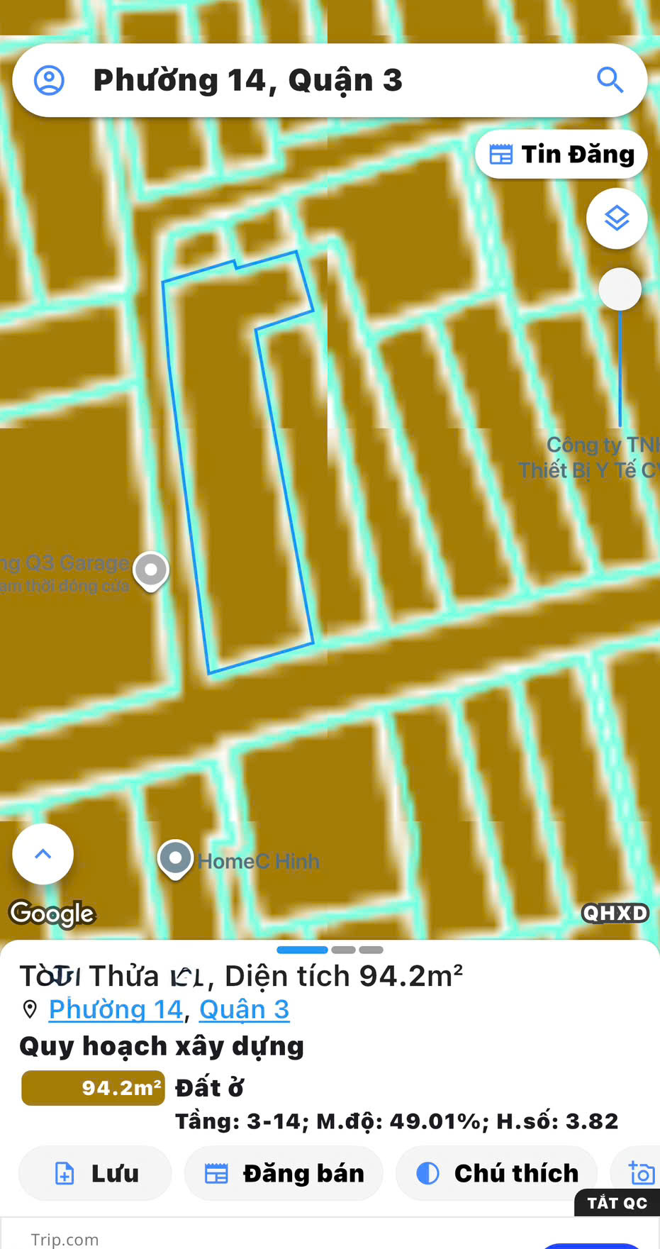 CHÍNH CHỦ 1 ĐỜI CẦN BÁN NHÀ 3 TẦNG HXH Đ.TRẦN QUANG DIỆU, P.NHIÊU LỘC, QUẬN 3 – DT SIÊU ĐẸP NGANG 5M NỞ HẬU 6.6M*19M – SH FULL THỔ CƯ* LIÊN HỆ GIANG GIANG: 093.86.76.685