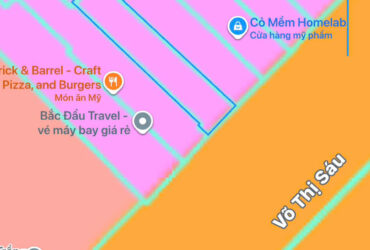 BÁN NHÀ MẶT TIỀN Đ.VÕ THỊ SÁU, TÂN ĐỊNH, QUẬN 1 – DT 52M2 FULL THỔ CƯ VUÔNG ĐẸP – VIEW CÔNG VIÊN THOÁNG MÁT – VỊ TRÍ HIẾM NHÀ BÁN – GIANG GIANG:0938676685