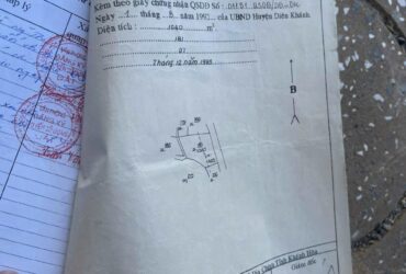 CẦN BÁN 1.040M GIÁ 349TR TẠI NHA TRANG KHÁNH HOÀ
