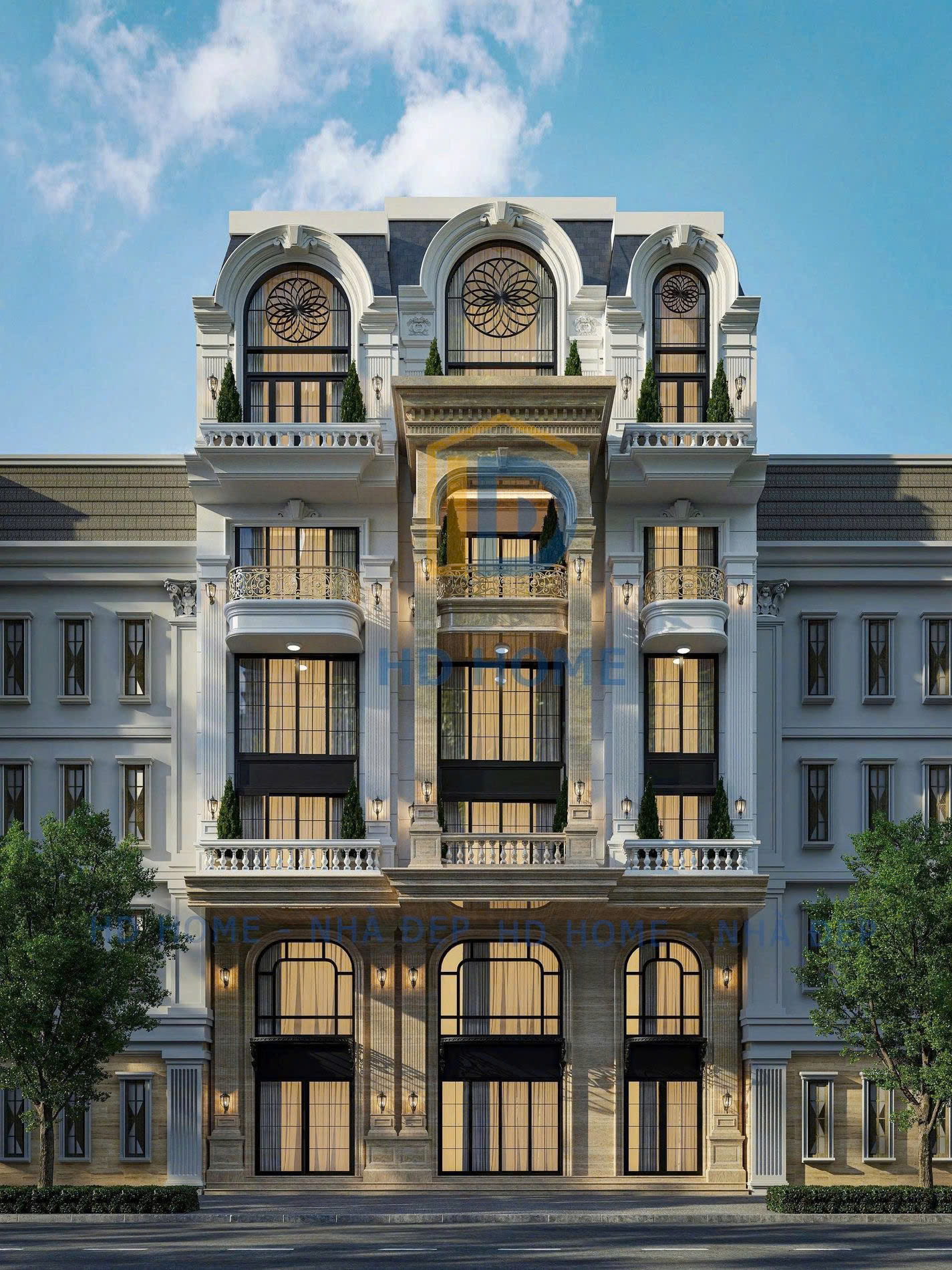 Nhà mặt phố view cầu Vĩnh Tuy  Thiết kế Duplex 8 tầng lầu  DT 76m – MT 8m  Giá hơn 3x tỷ tí ti