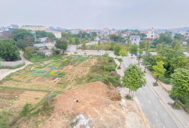 Bán gấp lô 86m2 sẵn sổ đỏ 2 mặt tiền giá đầu tư, đất đô thị trung tâm TT Lương Sơn (BP sang sổ)