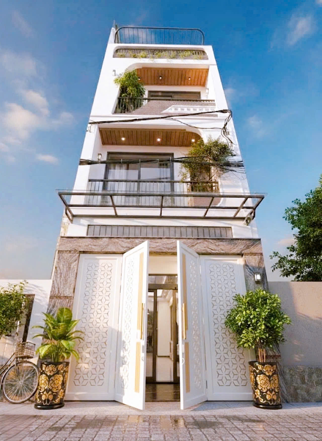 Nhà hẻm Xe hơi Phan Huy Ích – QUẬN TÂN BÌNH – 4×10 m Vuông vắn – 4 tầng – 7.27 tỷ