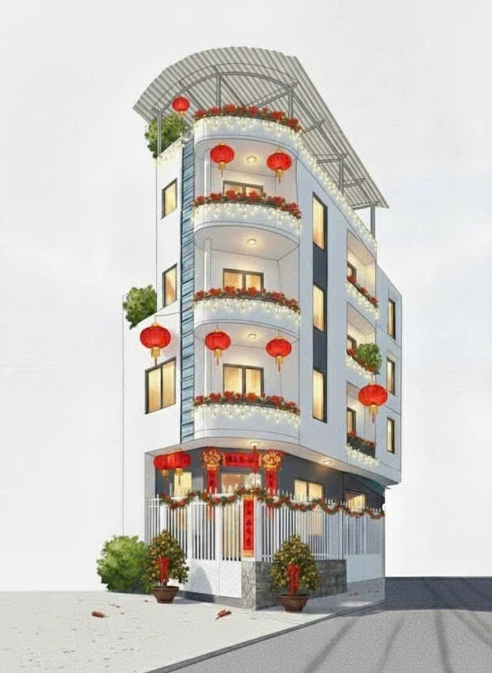 Nhà Lô góc hẻm Ô tô Cách Mạng Tháng Tám – 5x18m (68 m2) – 5 Tầng – 16.5 tỷ