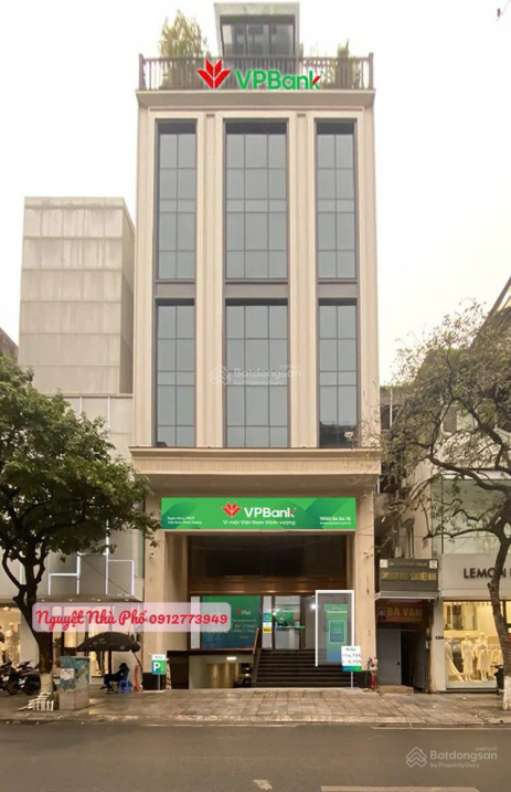 Cho thuê tầng 3,4 tòa nhà VPBank Bà triệu, 250m2/sàn,giá 75 triệu/tầng/tháng/ phù hợp làm văn phòng