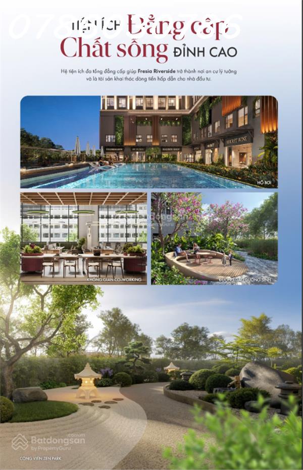 Bán căn hộ 2PN Fresia view nội khu hồ bơi giá chỉ 1,82 tỷ, căn hộ view hồ bơi giá tốt