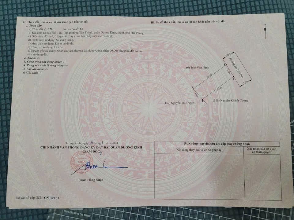 1.6X TỶ -LÔ ĐẤT 72.1M2 NGÕ 169 TÂN THÀNH – Ô TÔ TRÁNH NHAU- ZALO 0567 222 555