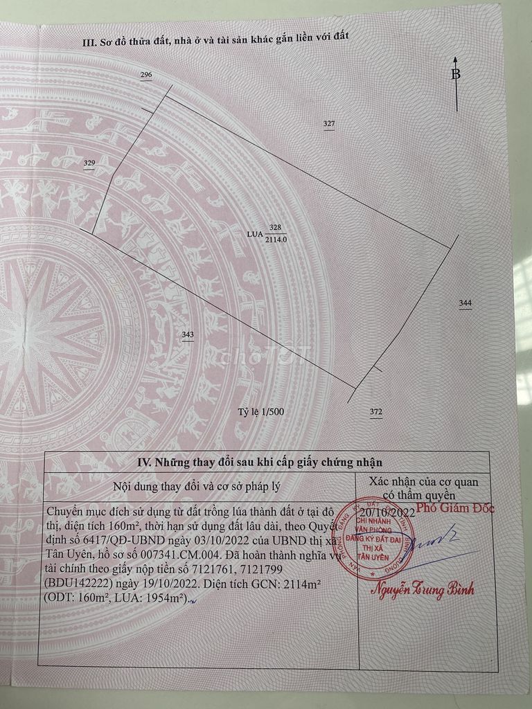 Chính chủ cần bán đất sổ hồng riêng – diện tích lớn – vị trí tiềm năng cao tại Phường Tân Đông Hiệp, TP HCM.