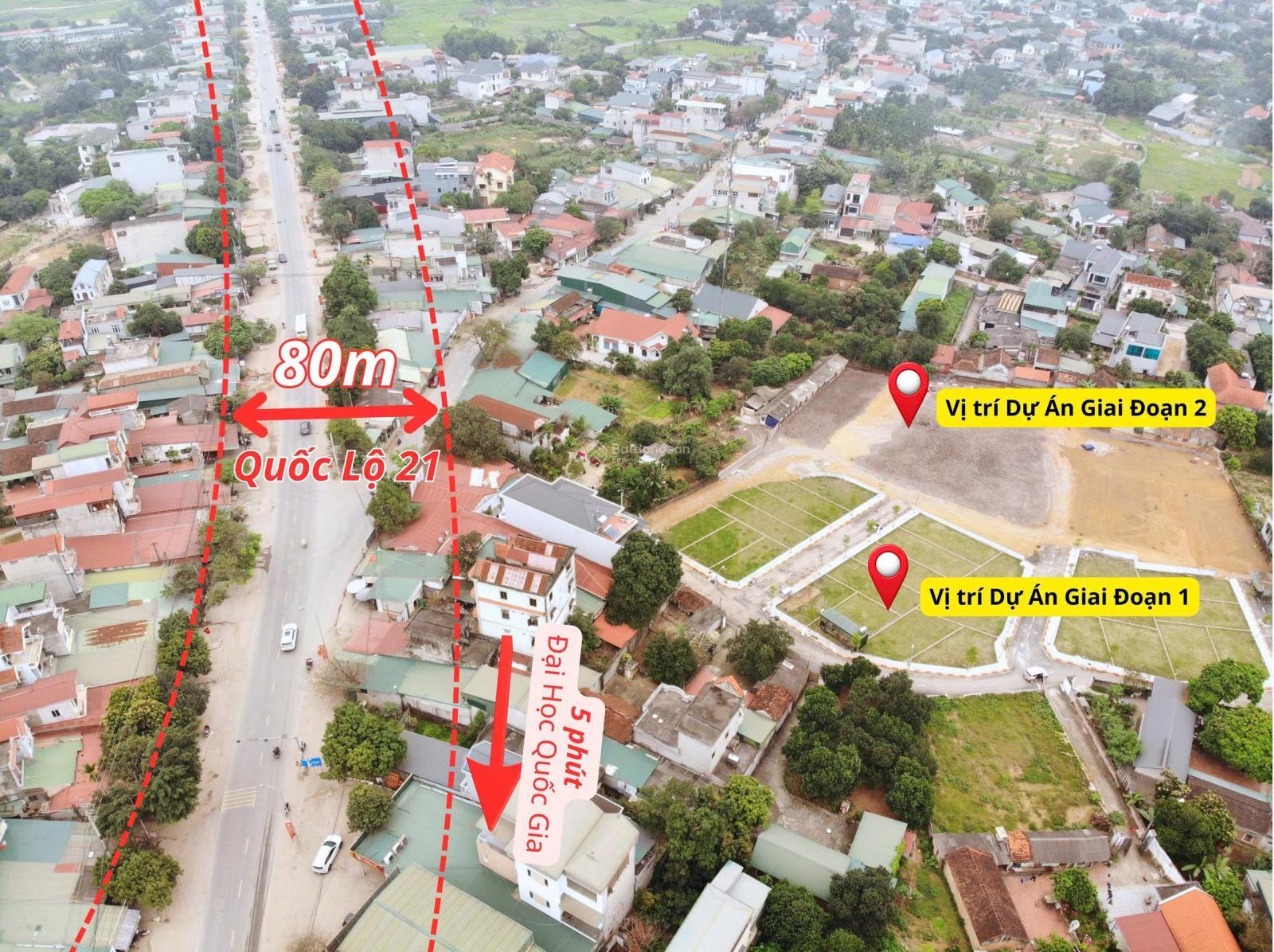 Bán gấp lô ngoại giao trục chính 10m tại Thạch Thất.