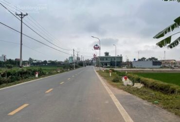 BÁN ĐẤT MẶT ĐƯỜNG TRỤC XÃ QUỲNH MỸ (NAY THUỘC QUỲNH PHỤ) VỊ TRÍ KINH DOANH TỐT