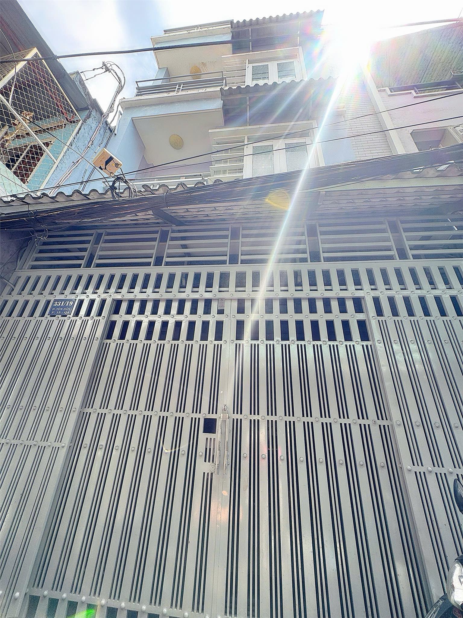 CHÍNH CHỦ BÁN NHÀ 4 TẦNG – MẶT TIỀN HXH ĐƯỜNG TÔN ĐẢN, QUẬN 4 – TƯƠNG LAI 2 MẶT TIỀN LỚN 12M