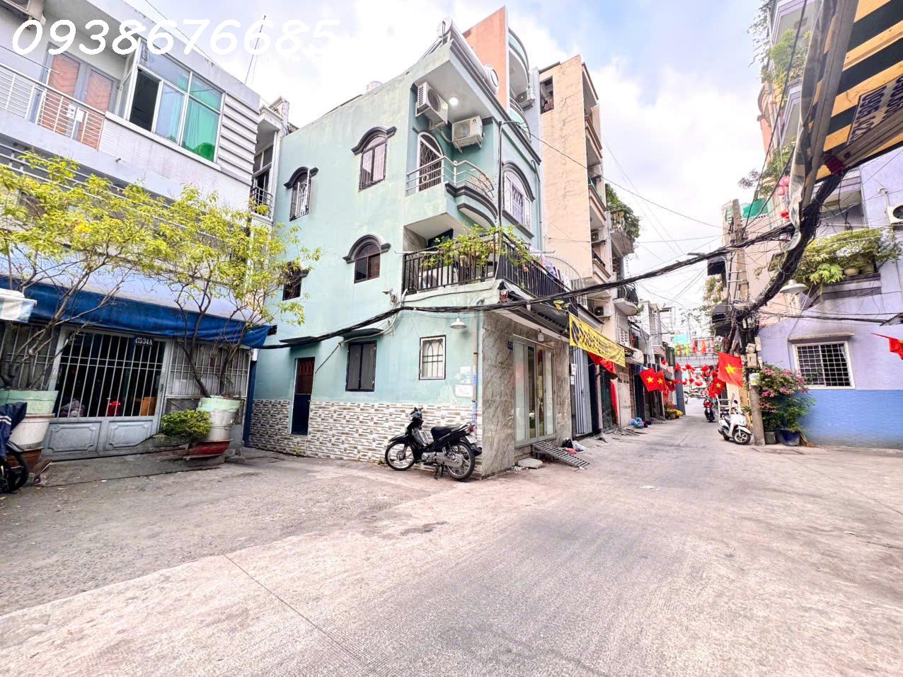 BÁN NHÀ 3 TẦNG MẶT TIỀN HẺM XE TẢI Đ.HAI BÀ TRƯNG, QUẬN 3 – DT 64M2 – NHÀ 2 MT TRƯỚC SAU THOÁNG- 0938676685 GIANG GIANG- CHỈ 20M RA MT CHÍNH