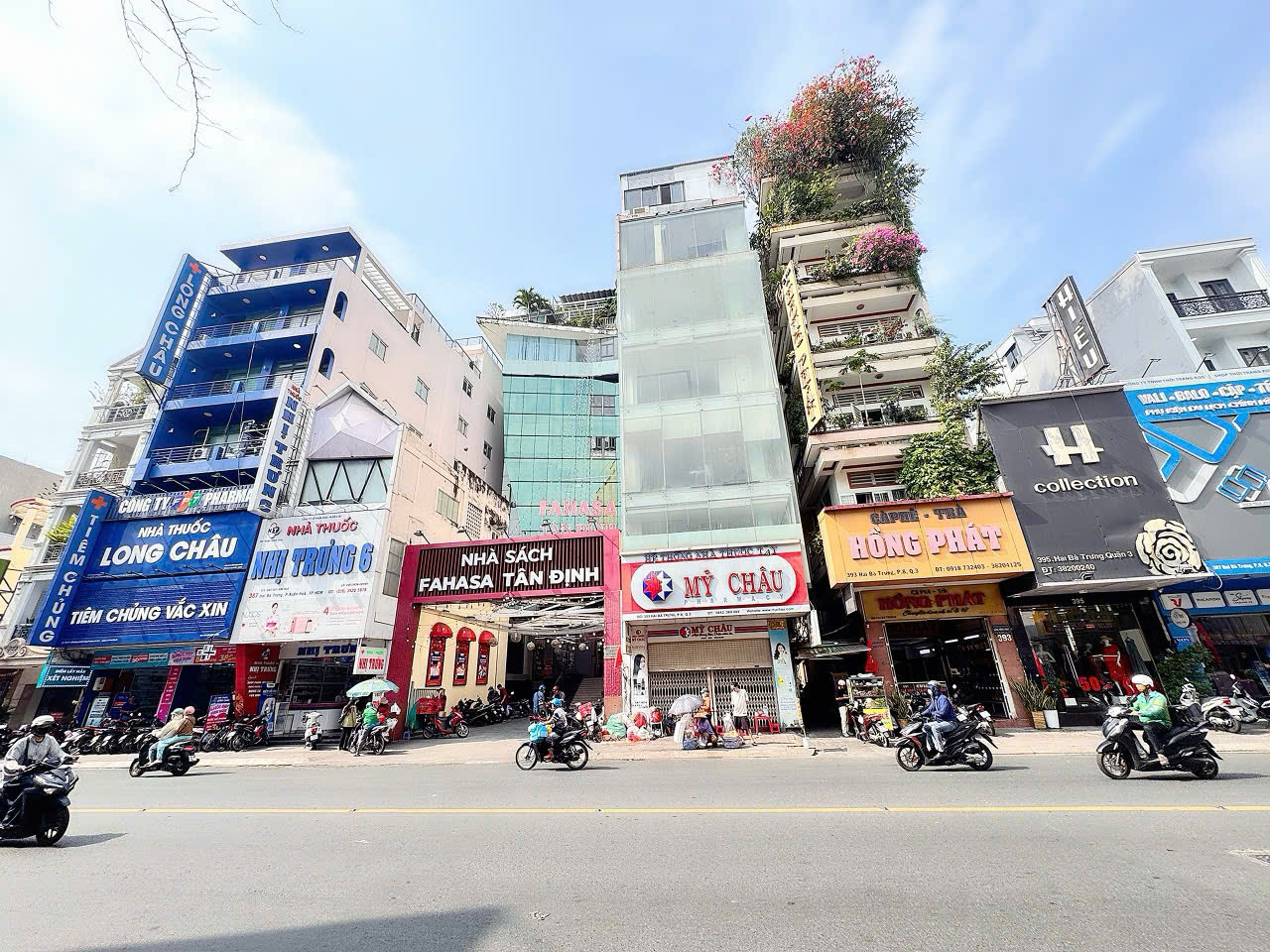 BÁN TÒA NHÀ 6 TẦNG MẶT TIỀN KD Đ.HAI BÀ TRƯNG, QUẬN 3- NGANG LỚN 5,5M*10M SH VUÔNG ĐẸP- VIEW TRỰC DIỆN CHỢ TÂN ĐỊNH SIÊU ĐẸP- 0938676685 GIANG GIANG