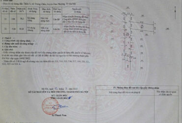 MẢNH ĐẤT 58.1M TẠI TRUNG CHÂU _ LIÊN MINH ( mới ) _ HÀ NỘI.