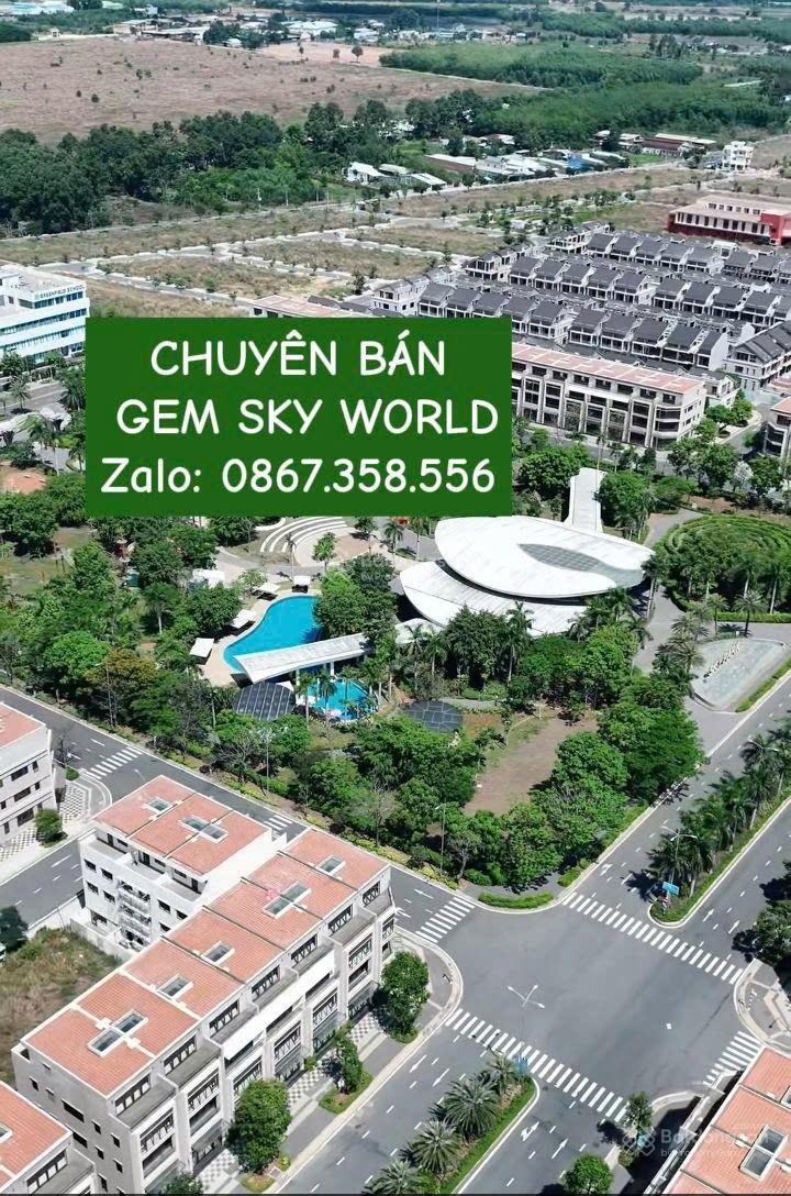 Bán Đất Nền Dự Án Gem Sky World, 2,1 tỷ, 100m2, view đẹp, giá siêu hời
