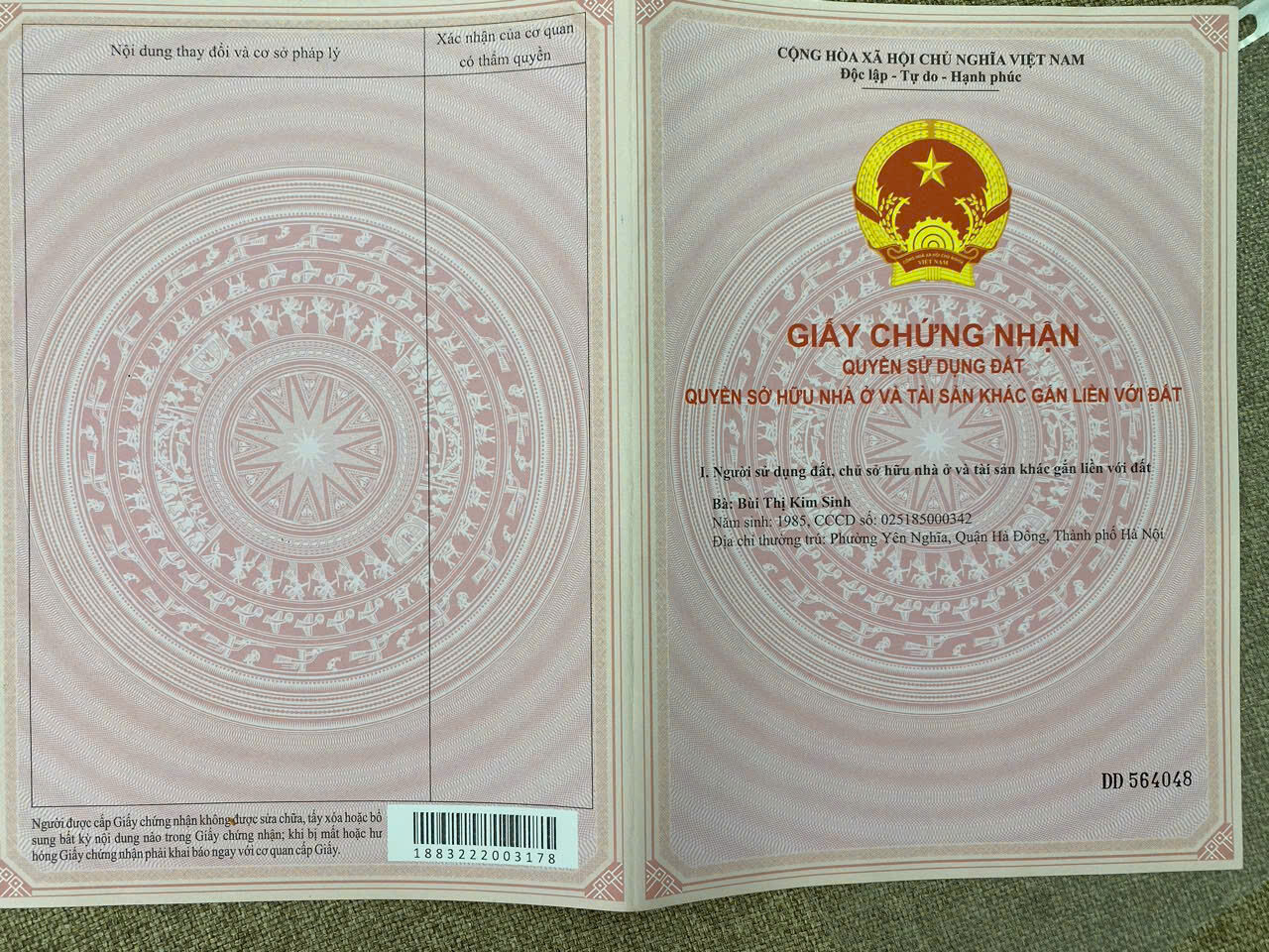 CHÍNH CHỦ BÁN 150m2 ĐẤT ODT SỔ HỒNG NGAY ĐƯỜNG TRÁNH MẶT TIỀN QL1A-KỲ ANH-HÀ TĨNH