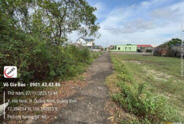 Bán cặp đất liền kề tại Hải Ninh, Quảng Ninh, Quảng Bình giá 2.8 tỷ TL