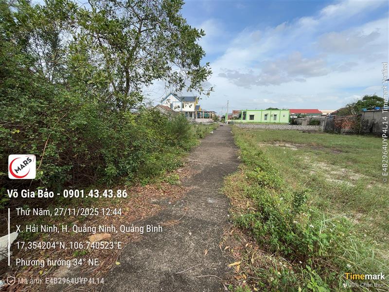 Bán cặp đất liền kề tại Hải Ninh, Quảng Ninh, Quảng Bình giá 2.8 tỷ TL