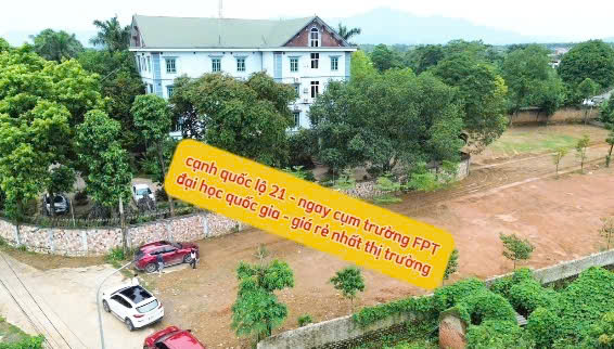 Chính chủ cần bán gấp sát vách trường Đại học Quốc Gia Hà Nội, mặt đường QL21 mở rộng 80m