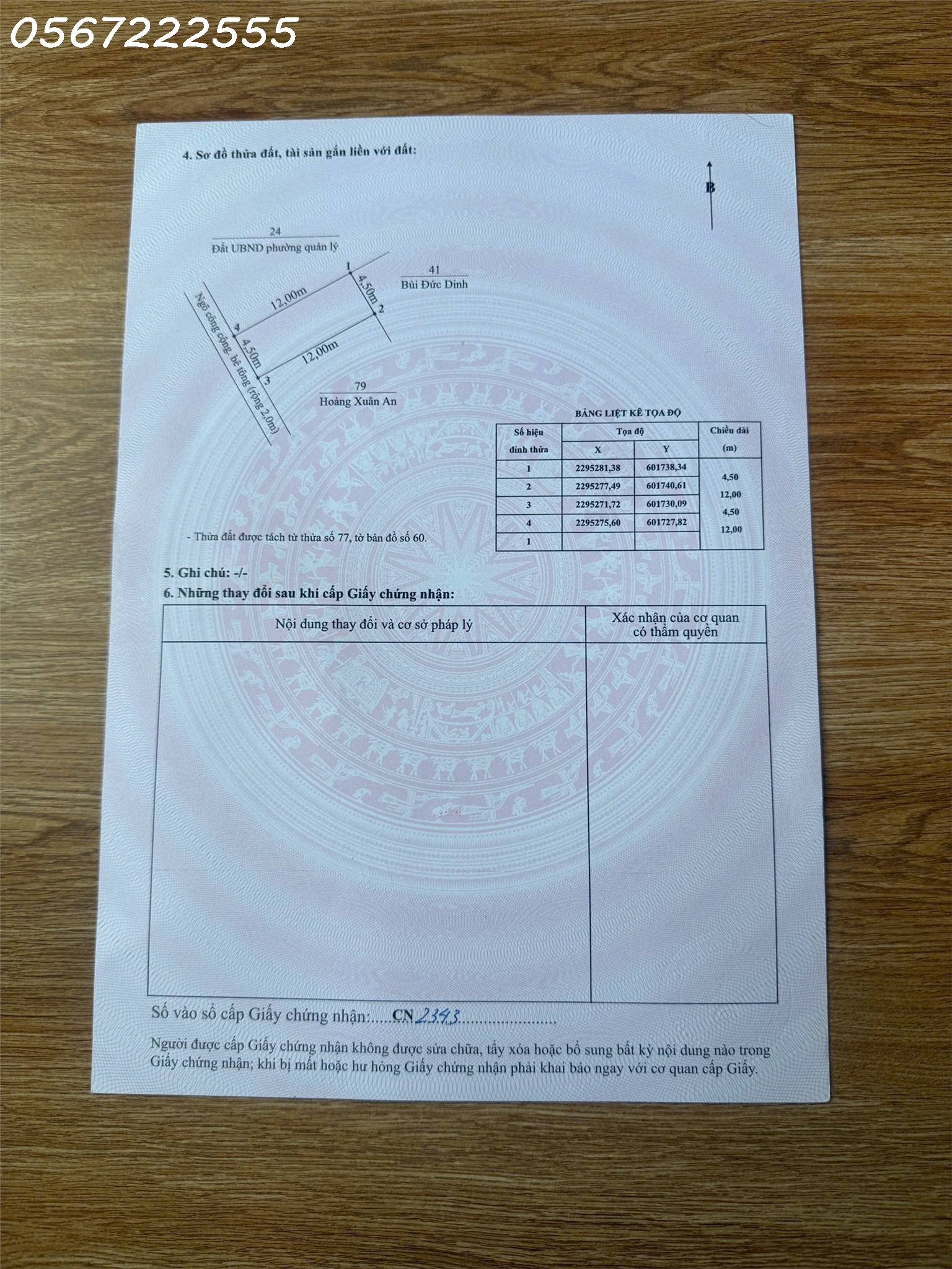 Bán 2 lô đất tuyến 2 Trung Nghĩa, Nam Đồ Sơn – Ngõ 4m ô tô đỗ cửa – ZALO 0567 222 555