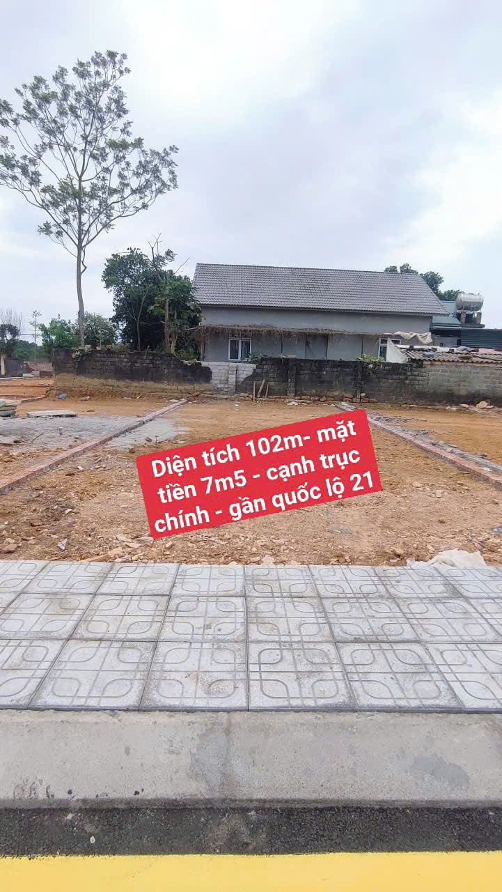 Chính chủ nhượng lại lô đất 103m2 vùng ven Hà Nội giá cắt lỗ sâu 0812095976