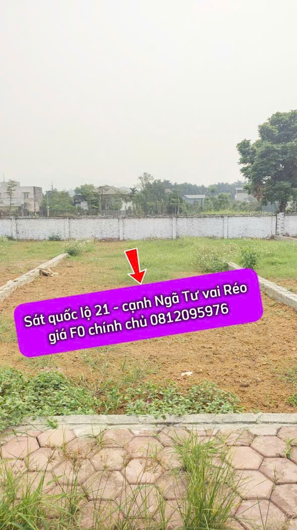 Chính chủ gửi bán đất nền Phú Cát sát Quốc lộ 21, Sổ hồng Hà Nội.