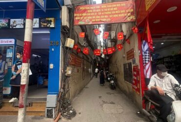 Bán Nhà Ngõ Hòa Bình 48m2.  6 tầng. mặt tiền 4.4m. giá 11.5 tỷ Đống Đa Hà Nội