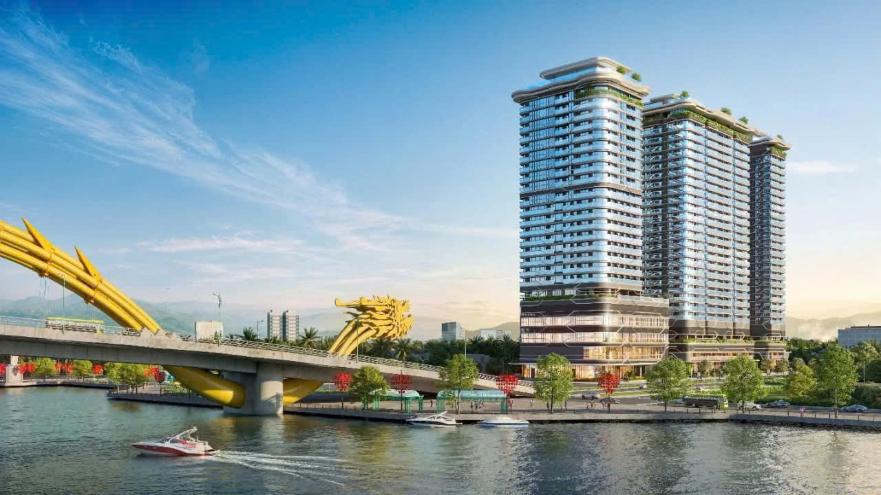 1PN THE LEGEND CITY – TẦNG 12 VIEW TRỰC DIỆN CẦU RỒNG
