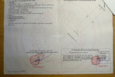 Siêu phẩm 2 mặt tiền Nam Hòa Xuân – 328 m2 – Vị trí kim cương kinh doanh ngay