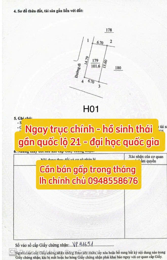Cơ hội đầu tư mảnh đất kinh doanh tốt tại Hà Nội – Pháp lý rõ ràng