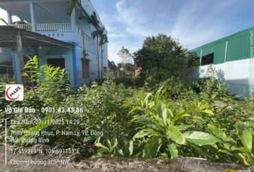 Bán đất ngõ Triệu Quang Phục, Đồng Hới giá 1.2 tỷ TL