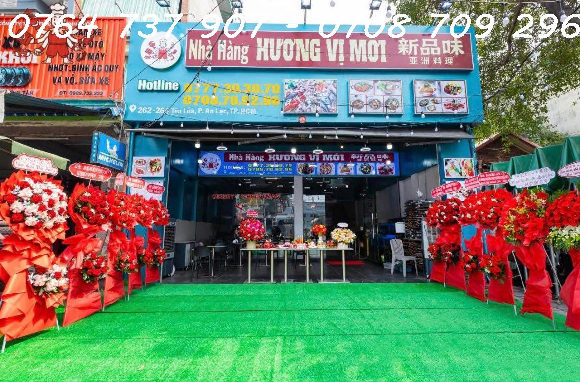 SANG NHƯỢNG GẤP NHÀ HÀNG HƯƠNG VỊ MỚI – MẶT TIỀN TÊN LỬA, HỒ CHÍ MINH