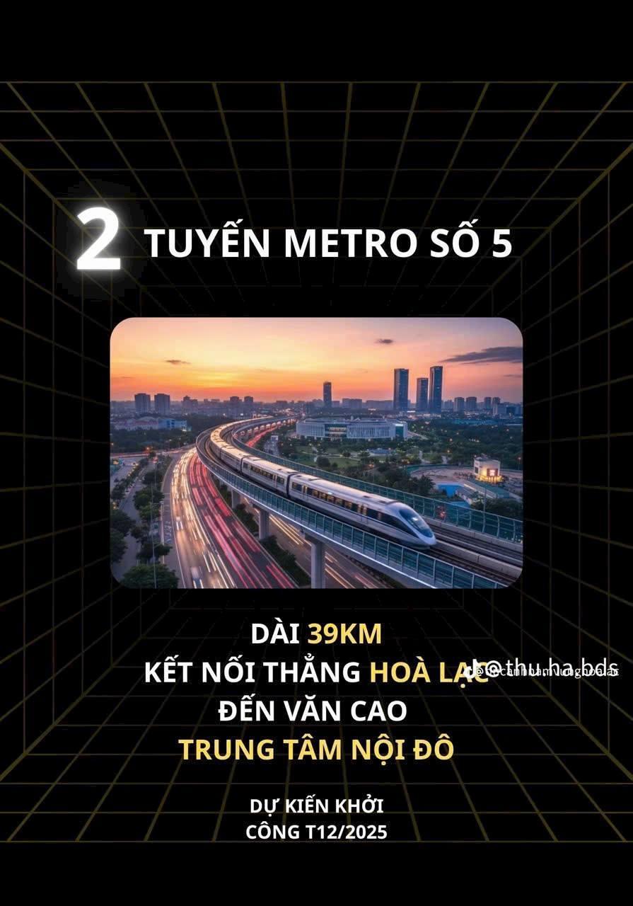 💡 HÒA LẠC – “QUẬN 9” CỦA MIỀN BẮC?
Nếu BĐS Quận 9 từng tăng giá hơn 10 lần nhờ Khu Công nghệ cao, thì hôm nay Hòa Lạc đang đi đúng quỹ đạo đó – nhưng quy mô lớn hơn.
🚀 Quy hoạch hơn 17.000 ha
🏢 Hạt nhân: Khu Công nghệ cao Hòa Lạc
👨‍💻 FPT, Viettel, Đại học Quốc gia hội tụ
🛣 Cao tốc Đại Lộ Thăng Long (Metro 5 ) – Vành đai 4 – QL21 mở rộng 80m (Metro 12) – Trục Hồ Tây – Ba Vì
📈 Giá đất còn “vùng trũng”
🔥 Đến 2030 ~860.000 người về sinh sống & làm việc → nhu cầu bùng nổ
👉 Đón đầu cơ hội trước khi thị trường tăng tốc!
📞 Liên hệ: 0969 499 987
💬 Inbox/Zalo ngay để được tư vấn chi tiết – hỗ trợ chọn lô đẹp – pháp lý rõ ràng