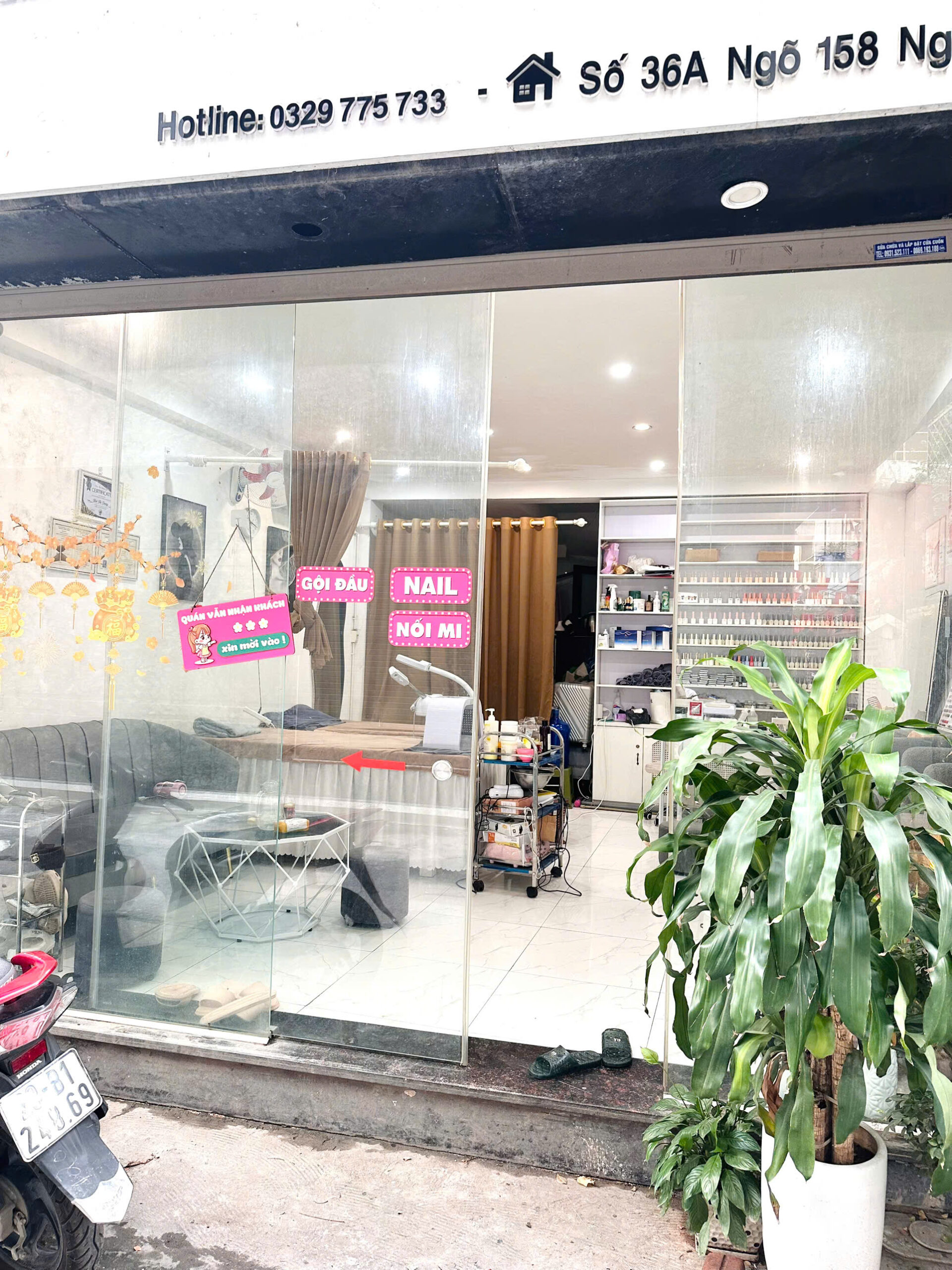 MÌNH CẦN SANG NHƯỢNG TIỆM NAIL MI GỘI ĐẦU TẠI LONG BIÊN, HÀ NỘI
