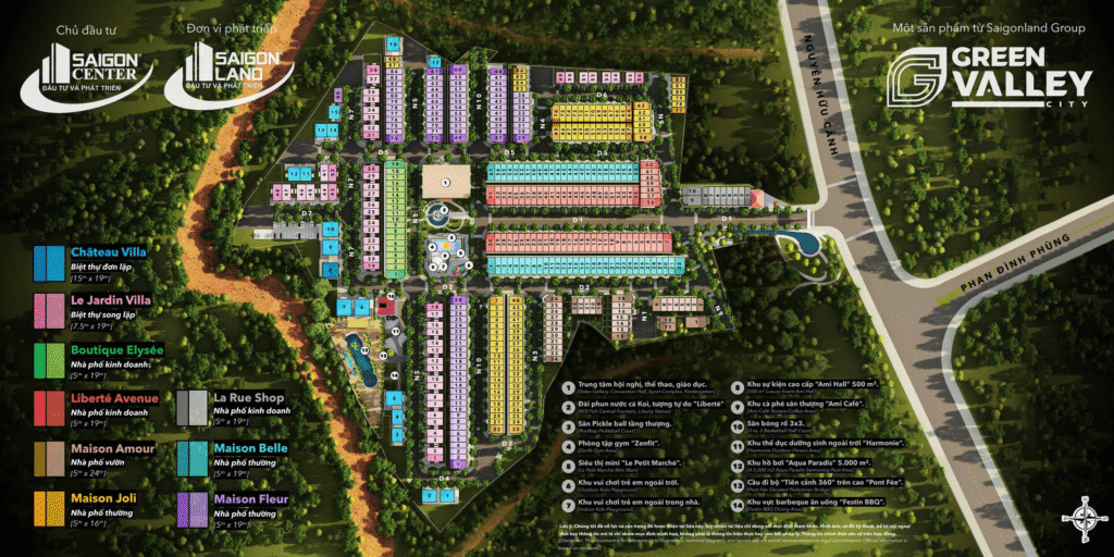 Khu Compound Green Valley City: hệ sinh thái sống khép kín và khả năng “tự vận hành” giá trị bất động sản