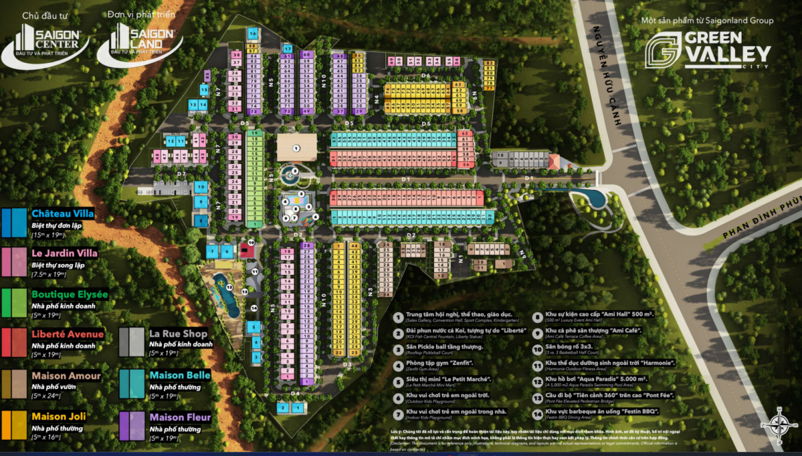 Khu Compound Green Valley City: mô hình compound + kiến trúc Pháp + sản phẩm giới hạn tạo “tam giác giá trị” bền vững