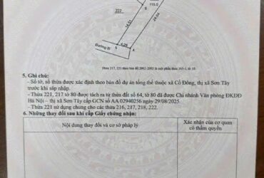 CẦN BÁN GẤP LÔ ĐẤT THỔ CƯ 100m² – GẦN ĐH FPT & KHU CÔNG NGHỆ CAO